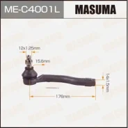 ���������� ������� ���� Masuma Mazda2 07-11 LH ME-C4001L, ����� MEC4001L ����