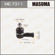 ���������� ������� ���� Masuma Mitsubishi Delica / P0#, P1#, P2# 89-99 ME-7311 ME7311 ����