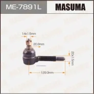 ���������� ������� ���� Masuma Mitsubishi Canter / FE5 93- LH ME-7891L, ����� ME7891L ����