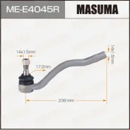 ���������� ������� ���� Masuma Mercedes-BENZ GL-Class (X164) RH ME-E4045R, ������ MEE4045R ����