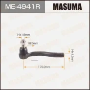 ���������� ������� ���� Masuma Nissan Teana / J31 00-06 RH ME-4941R, ������ ME4941R ����