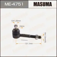 ���������� ������� ���� Masuma Nissan Terrano / WBYD21, LBYD21 out RH in LH 93-95 ME-4751, �����/������ ME4751 ����