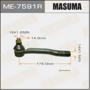 ���������� ������� ���� Masuma Suzuki Escudo / TD52W, TA52W, TL52W 97-05 RH ME-7591R, ������ ME7591R ����
