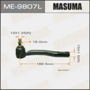 ���������� ������� ���� Masuma Toyota Auris / NZE15#, ZRE15# 11- LH ME-9807L, ����� ME9807L ����