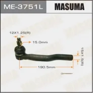 ���������� ������� ���� Masuma Toyota Camry / ACV30 01-03 LH ME-3751L, ����� ME3751L ����