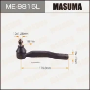 ���������� ������� ���� Masuma Toyota Avensis, Verso / ADT270, ZRT270 08-18 LH Masuma ������� ME-9815L | �������� �� ��, ������, 5 ����� | �������� ��...