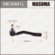 ���������� ������� ���� Masuma Toyota Caldina / ST190G, ST191G, ST210G 92-02 LH ME-2991L, ����� ME2991L ����