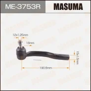 ���������� ������� ���� Masuma Toyota Camry / ACV30 03-06 RH ME-3753R, ������ ME3753R ����