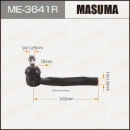 ���������� ������� ���� Masuma Toyota Corolla Fielder, VITZ / NZE121G, NZE141G, KSP130 00-21 RH ME-3641R, ������ ME3641R ����