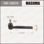 ���������� ������� ���� Masuma Toyota Harrier / ACU3#, MCU3# 03-12 ME-3903 ME3903 ����