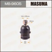 ������� ����� Masuma rear low Mitsubishi Pajero / V65W, V63W, V68W, V73W, V75W, V78W MB-9605, ������ MB9605 ����