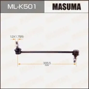 ������ ������������� (����) Masuma front Chevrolet Cruze 10-15 ML-K501, �������� MLK501 ����