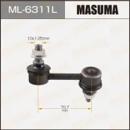 ������ ������������� (����) Masuma front Honda Accord Tourer LHD 03-08 LH ML-6311L, ����� �������� ML6311L ����