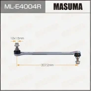 ������ ������������� (����) Masuma front Mercedes-BENZ C-Class (W204) RH ML-E4004R, ������ �������� MLE4004R ����