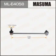 ������ ������������� (����) Masuma front Skoda Octavia 20- ML-E4058, �������� MLE4058 ����