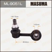 ������ ������������� (����) Masuma front Toyota Tundra / UPK50L LH ML-9051L, ����� �������� ML9051L ����