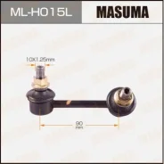 ������ ������������� (����) Masuma rear Honda Odyssey / RB1 LH ML-H015L, ����� ������ MLH015L ����