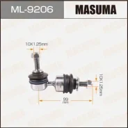 ������ ������������� (����) Masuma rear Mazda 3 / BK 03- ML-9206, ������ ML9206 ����