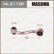 ������ ������������� (����) Masuma rear Nissan Qashqai, X-Trail / J10, T31, T32 RH ML-9118R, ������ ������ ML9118R ����
