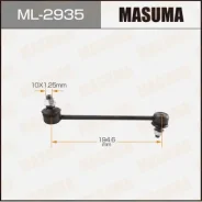 ������ ������������� (����) Masuma rear Toyota Camry / CV40, SXV10 ML-2935, ������ ML2935 ����