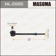 ������ ������������� (����) Masuma rear Toyota Hilux SURF / N130, LN13# ML-2885, ������ ML2885 ����