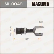 ������ ������������� (����) Masuma rear Toyota LAND Cruiser / UZJ200L, VDJ200L, URJ202L ML-9049, ������ ML9049 ����