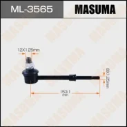 ������ ������������� (����) Masuma rear Toyota LAND Cruiser Prado 95 ML-3565, ������ ML3565 ����