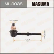 ������ ������������� (����) Masuma rear Toyota MARK X ZIO / ANA15 ML-9038, ������ ML9038 ����