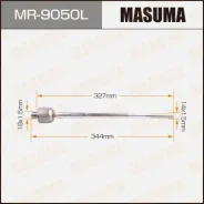 ������� ���� Masuma Mazda MPV LVEW 95-99 LH MR-9050L, ����� MR9050L ����