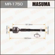 ������� ���� Masuma Mazda Demio / DY3W 05-07 MR-1750 MR1750 ����