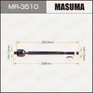 ������� ���� Masuma Toyota MARK II, Cressida, Cresta, Chaser / GX90, LX90, SX90, JZX9# 92-96 MR-3510 MR3510 ����