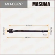 ������� ���� Masuma Toyota WISH / ZGE20W 09-17 MR-8922 MR8922 ����