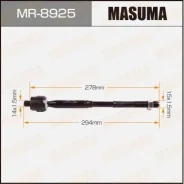 ������� ���� Masuma Toyota WISH, ISIS / ZGE20G, ZGE21G, ZNE10 07- MR-8925 MR8925 ����