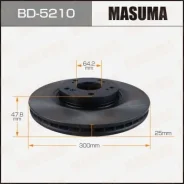 ���� ��������� Masuma, front Honda Accord 03-08 [��.2] BD-5210, �������� BD5210 ����