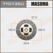 ���� ��������� Masuma 250*160*21*29.8 (1/10) TYD135U TYD135U ����