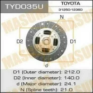 ���� ��������� Masuma 212*140*21*24.1 (1/10) TYD035 TYD035 ����
