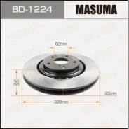 ���� ��������� Masuma, front Lexus RX270, 350, 450H [��.2] BD-1224, �������� BD1224 ����