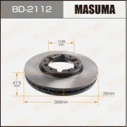 ���� ��������� Masuma, front Nissan Safari, Patrol / Y61 BD-2112, �������� BD2112 ����