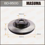 ���� ��������� Masuma, front Subaru Forester, Impreza, Legacy / SG5, GDA, BH5 [��.2] BD-8500, �������� BD8500 ����