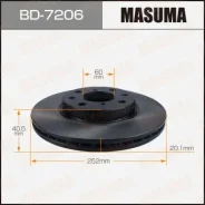 ���� ��������� Masuma, front Suzuki Splash 08-15 [��.2] BD-7206, �������� BD7206 ����