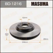 ���� ��������� Masuma, front Toyota Harrier/ ACU1#, MCU1#, SXU1# [��.2] BD-1216, �������� BD1216 ����
