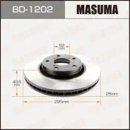 ���� ��������� Masuma, front Toyota Auris, Corolla, Avensis/ ADE150 [��.2] BD-1202, �������� BD1202 ����