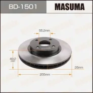���� ��������� Masuma, front Toyota Corolla/ ZZE122 [��.2] BD-1501, �������� BD1501 ����