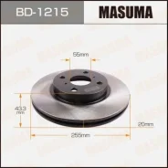 ���� ��������� Masuma, front Toyota VITZ, Funcargo / NCP1#, SCP1# [��.2] BD-1215, �������� BD1215 ����