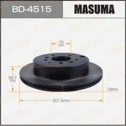 ���� ��������� Masuma, rear Mazda CX-7, MPV / ER3P, LY3P [��.2] BD-4515, ������ BD4515 ����