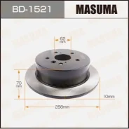 ���� ��������� Masuma, rear Toyota Harrier / MCU30W [��.2] BD-1521, ������ BD1521 ����