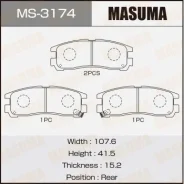 ������� �������� Masuma, AN-224WK, NP3013, P54012 rear (1/12) MS-3174, ������ MS3174 ����