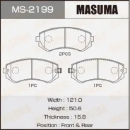 ������� �������� Masuma, AN-277WK, NP2015, P56039 front rear (1/12) MS-2199, ��������/������ MS2199 ����