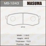 ������� �������� Masuma, AN-337K, NP1008, P83024 rear (1/12) MS-1243, ������ MS1243 ����