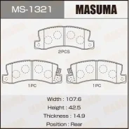 ������� �������� Masuma, AN-420WK, NP1011, P83015 rear (1/12) MS-1321, ������ MS1321 ����